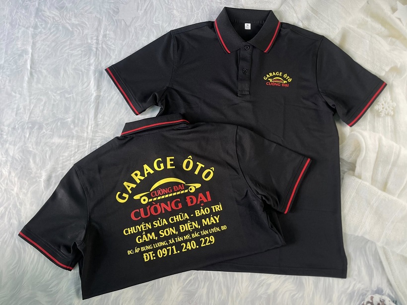 BST Polo poly basic 1 sọc