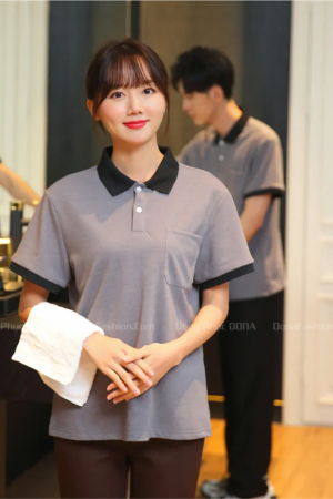 Đồng phục nhân viên NH, KS Mẫu 1