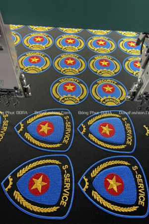 Thêu logo bảo vệ TL06