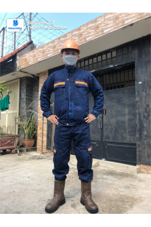 Quần áo Jean thợ hàn J03